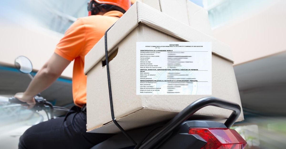 Extrait kbis livreur Uber Eat ou Deliveroo : comment l'obtenir